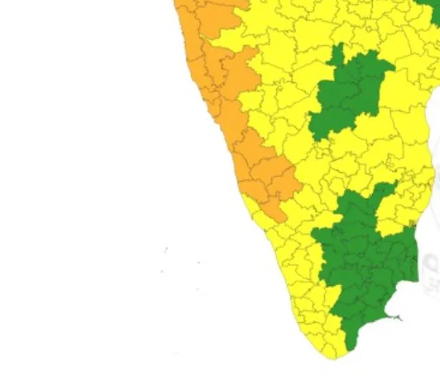 मौसम विभाग ने कर्नाटक के तटीय जिलों, मालनाड क्षेत्र के लिए ऑरेंज अलर्ट जारी किया